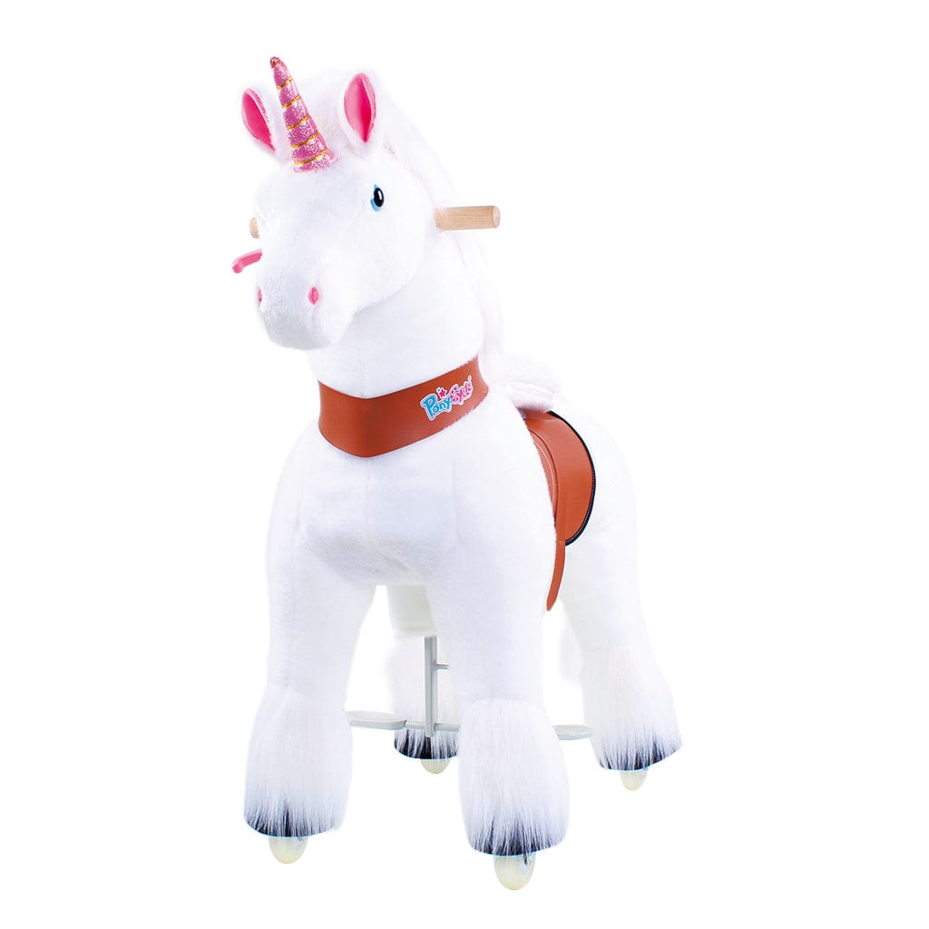 Model U Unicorn Riding Toy Age 4-8 White