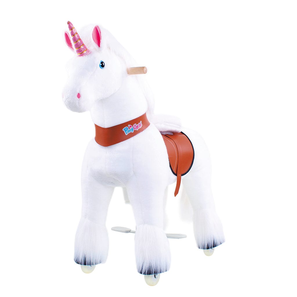 Model U Unicorn Riding Toy Age 4-8 White