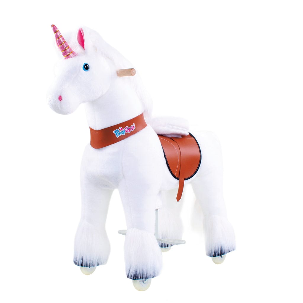 Model U Unicorn Riding Toy Age 4-8 White