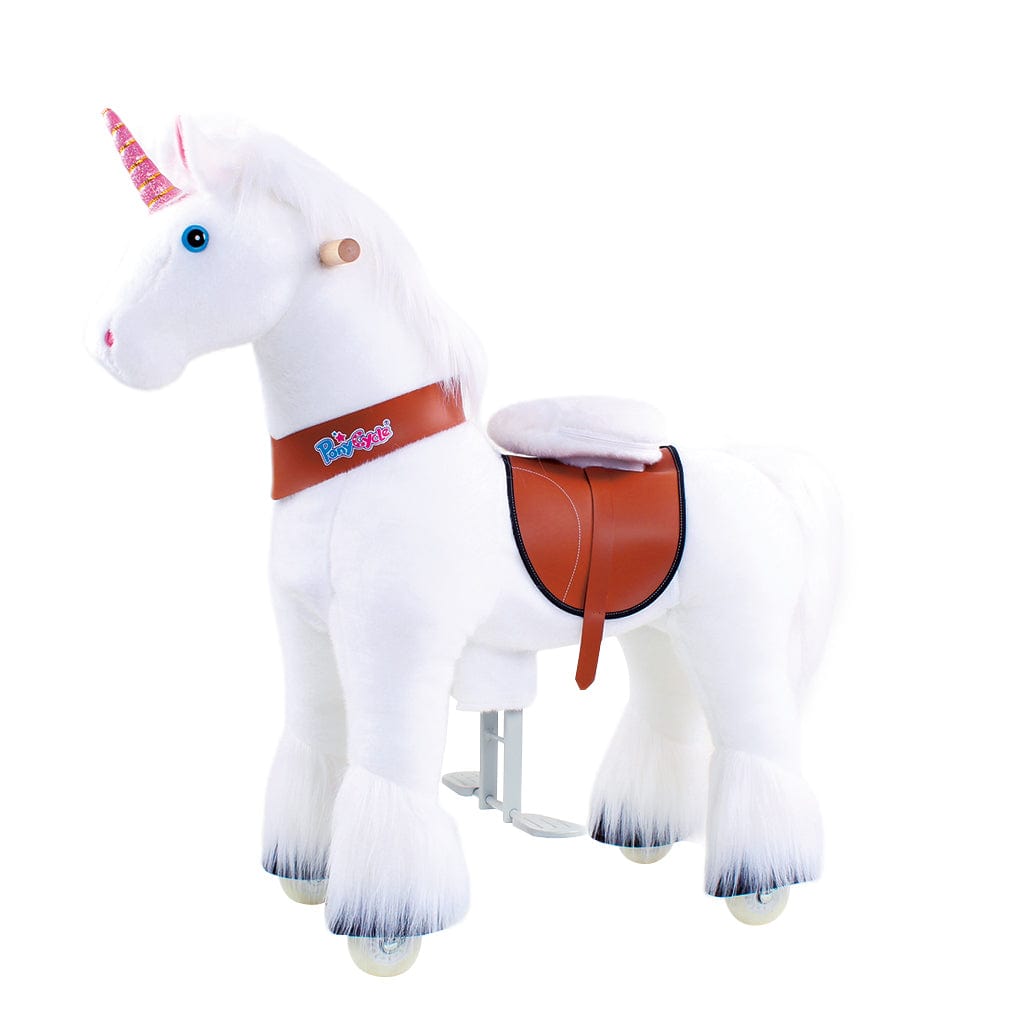 Model U Unicorn Riding Toy Age 4-8 White