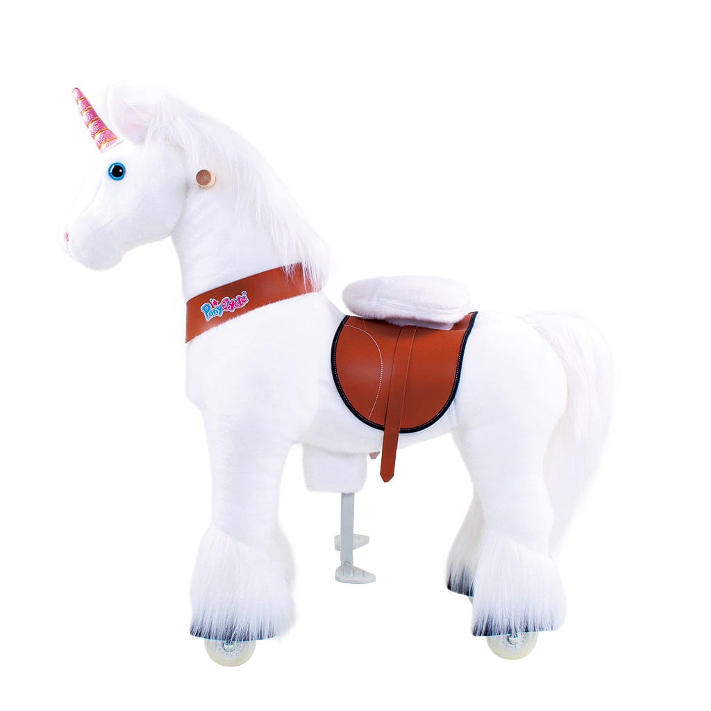 Model U Unicorn Riding Toy Age 4-8 White