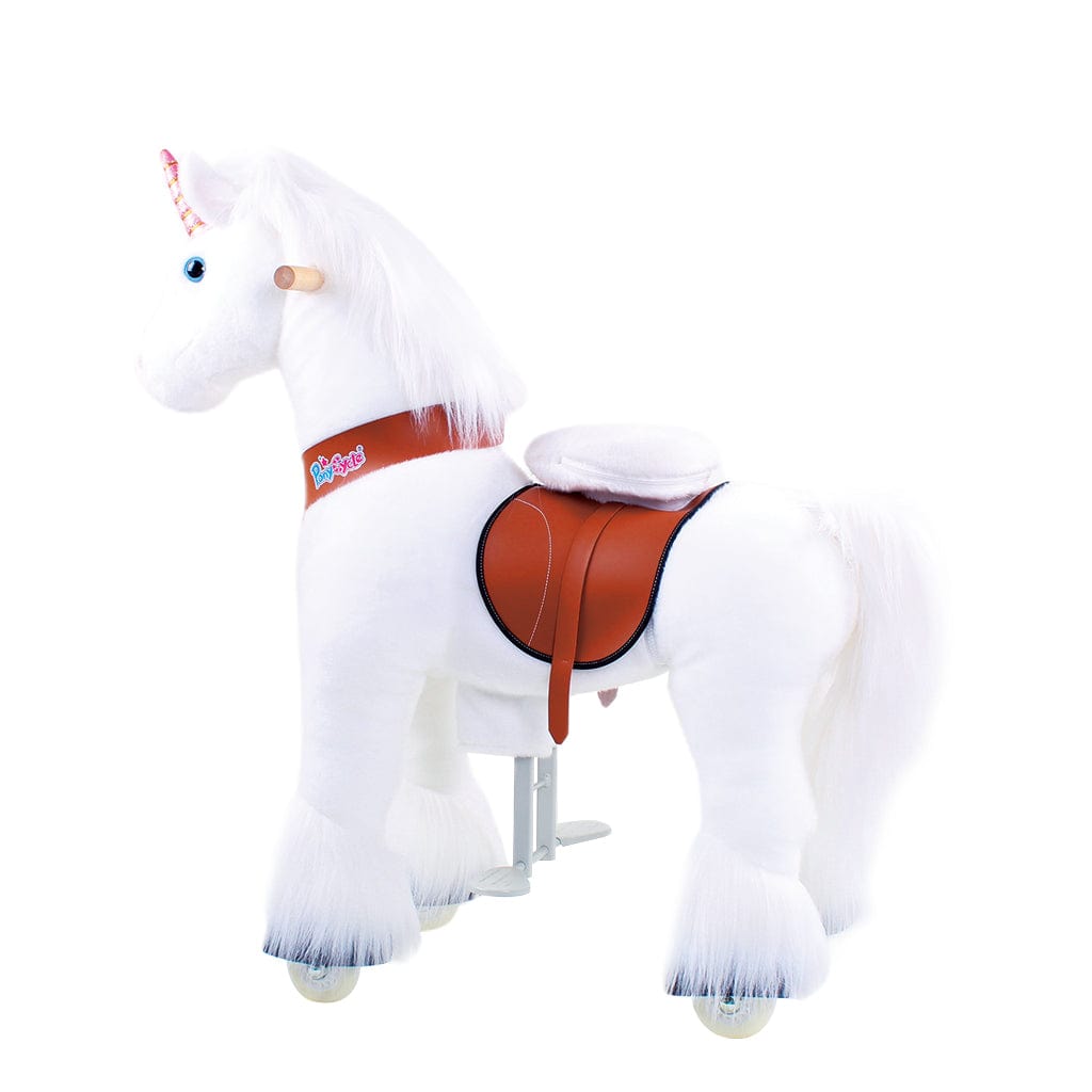 Model U Unicorn Riding Toy Age 4-8 White