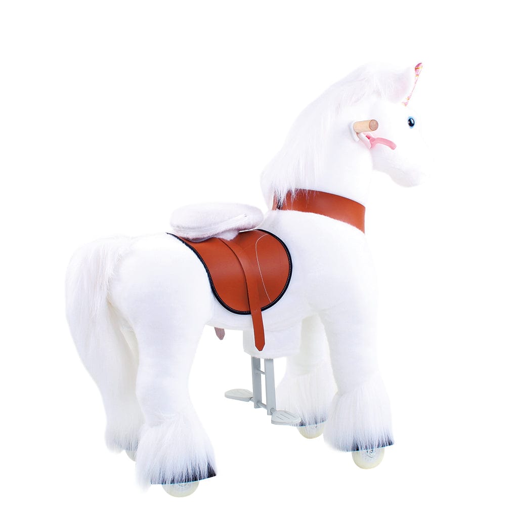 Model U Unicorn Riding Toy Age 4-8 White