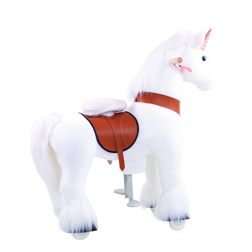 Model U Unicorn Riding Toy Age 4-8 White