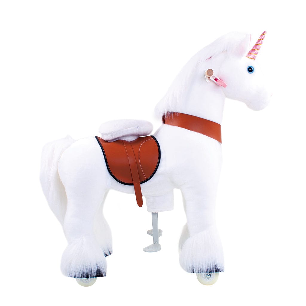 Model U Unicorn Riding Toy Age 4-8 White