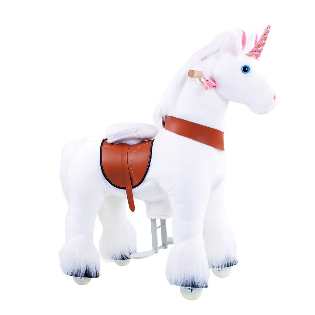 Model U Unicorn Riding Toy Age 4-8 White