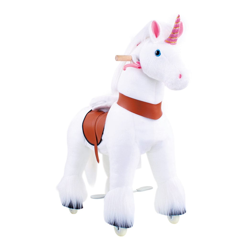 Model U Unicorn Riding Toy Age 4-8 White