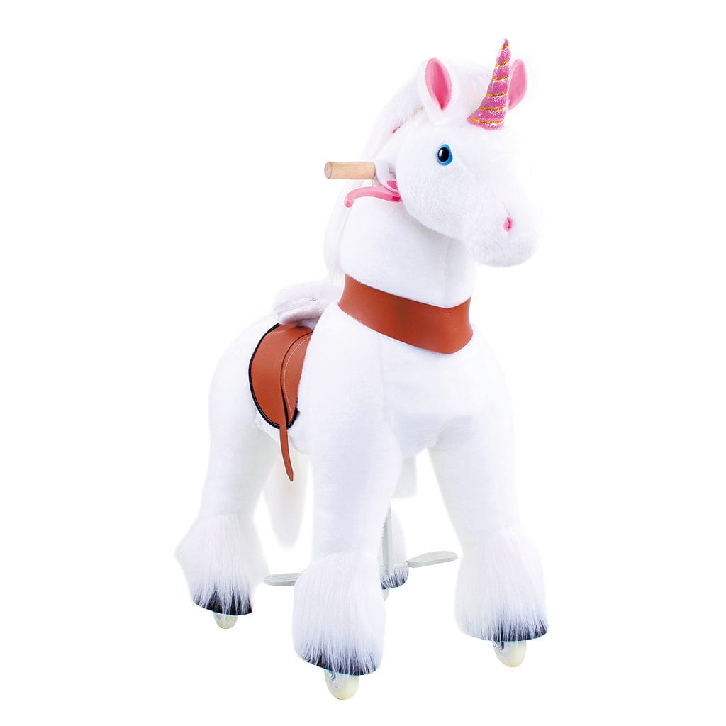 Model U Unicorn Riding Toy Age 4-8 White