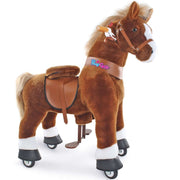 Model U Ride-on Pony Toy Age 4-8 Brown