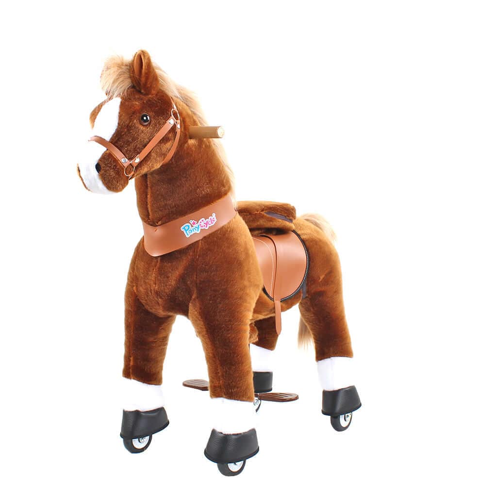 Model U Ride-on Pony Toy Age 4-8 Brown