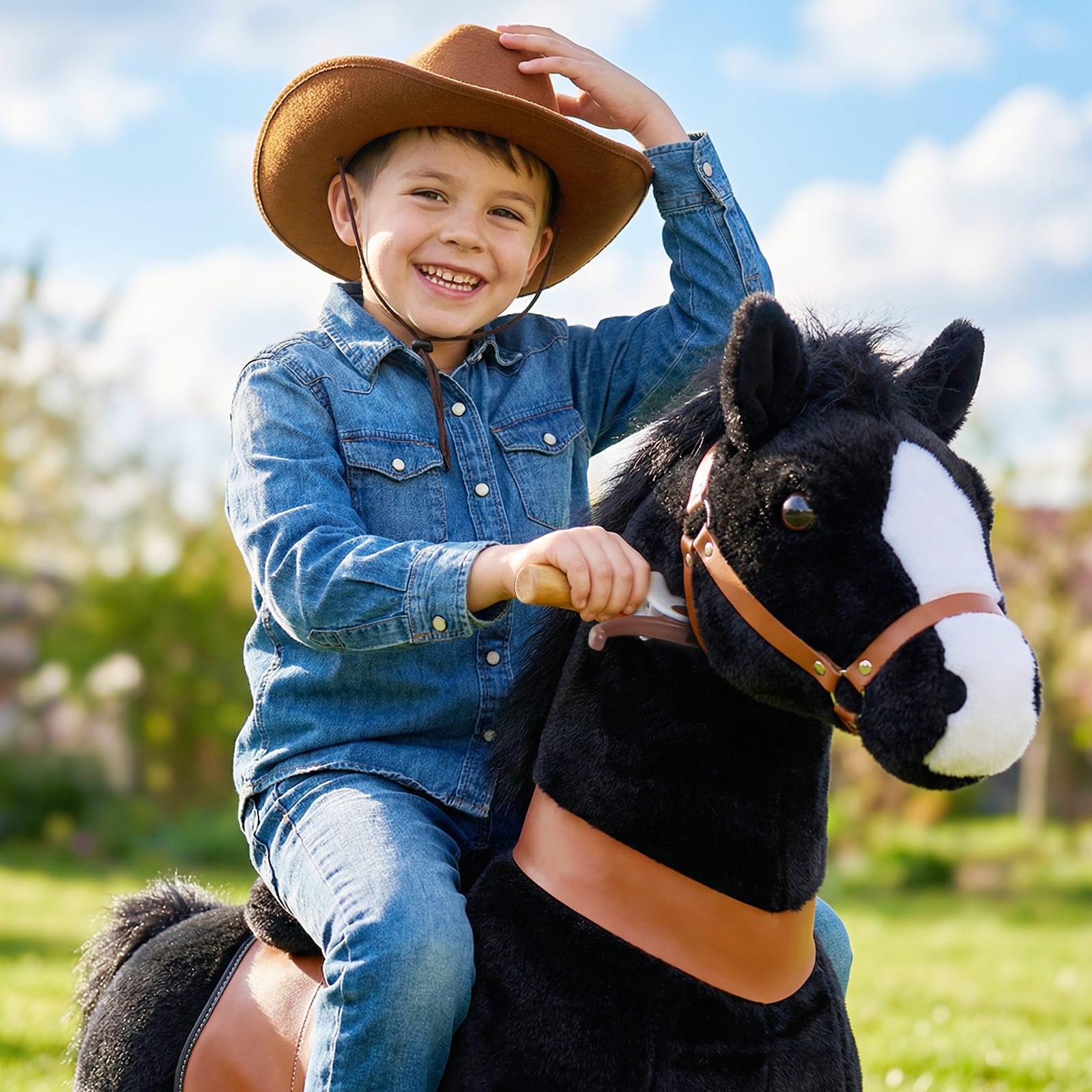 Model U Horse Age 4-8 Black