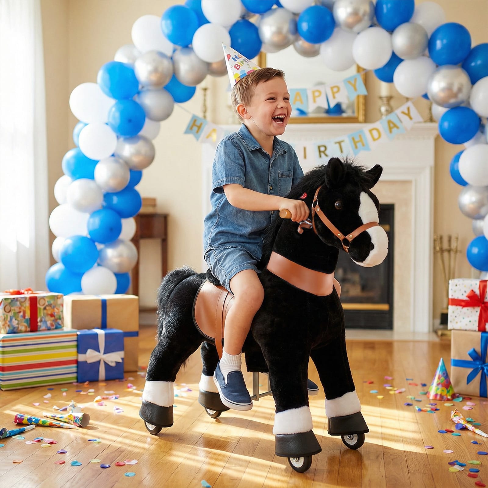 Model U Horse Age 4-8 Black