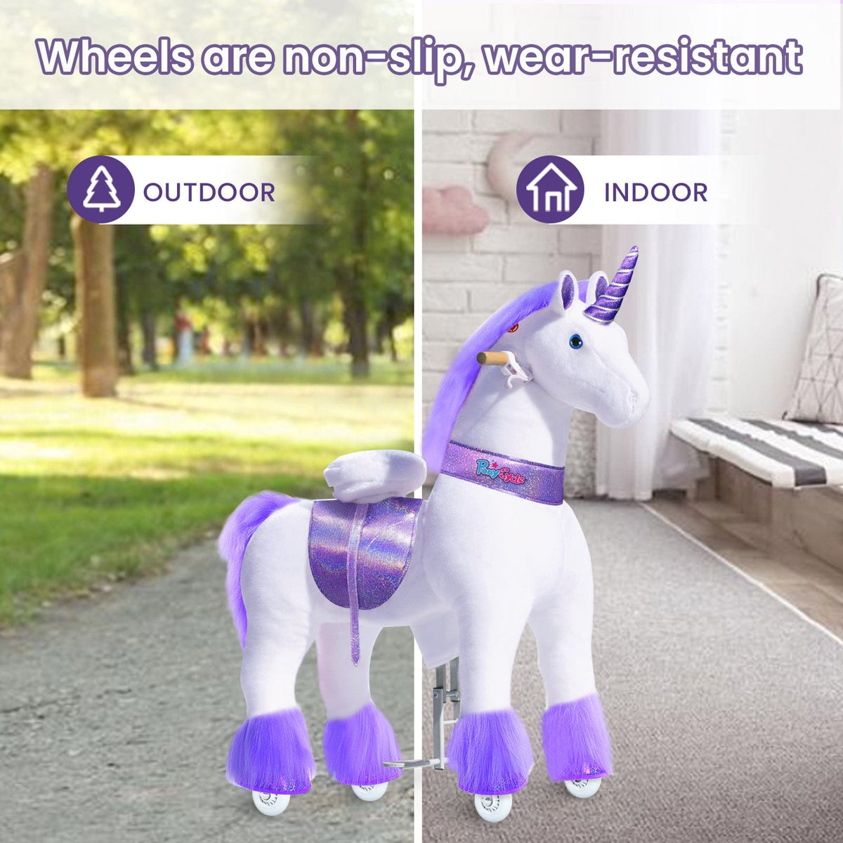 Model U® Unicorn Ride-on Toy Age 7+ – Purple