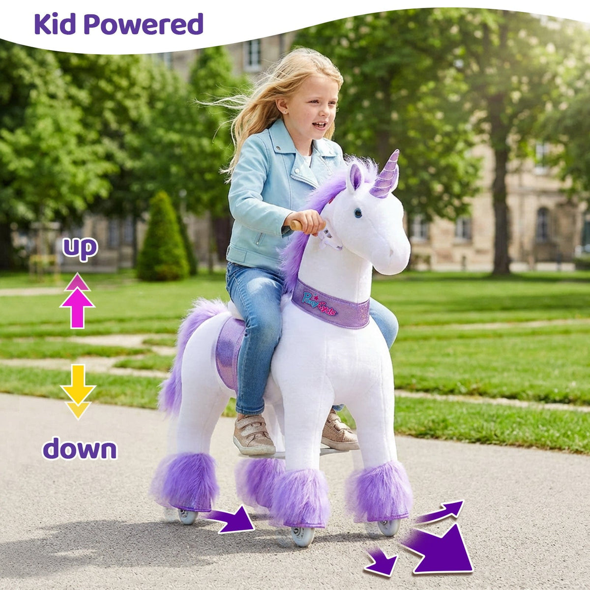 Model U® Unicorn Ride-on Toy Age 7+ – Purple