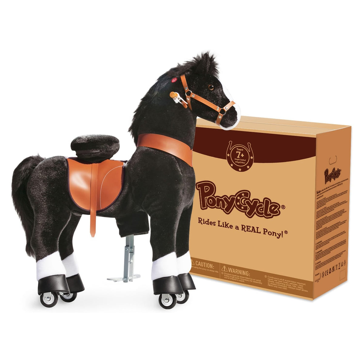Model U® Horse Ride-on Toy Age 7+ – Black