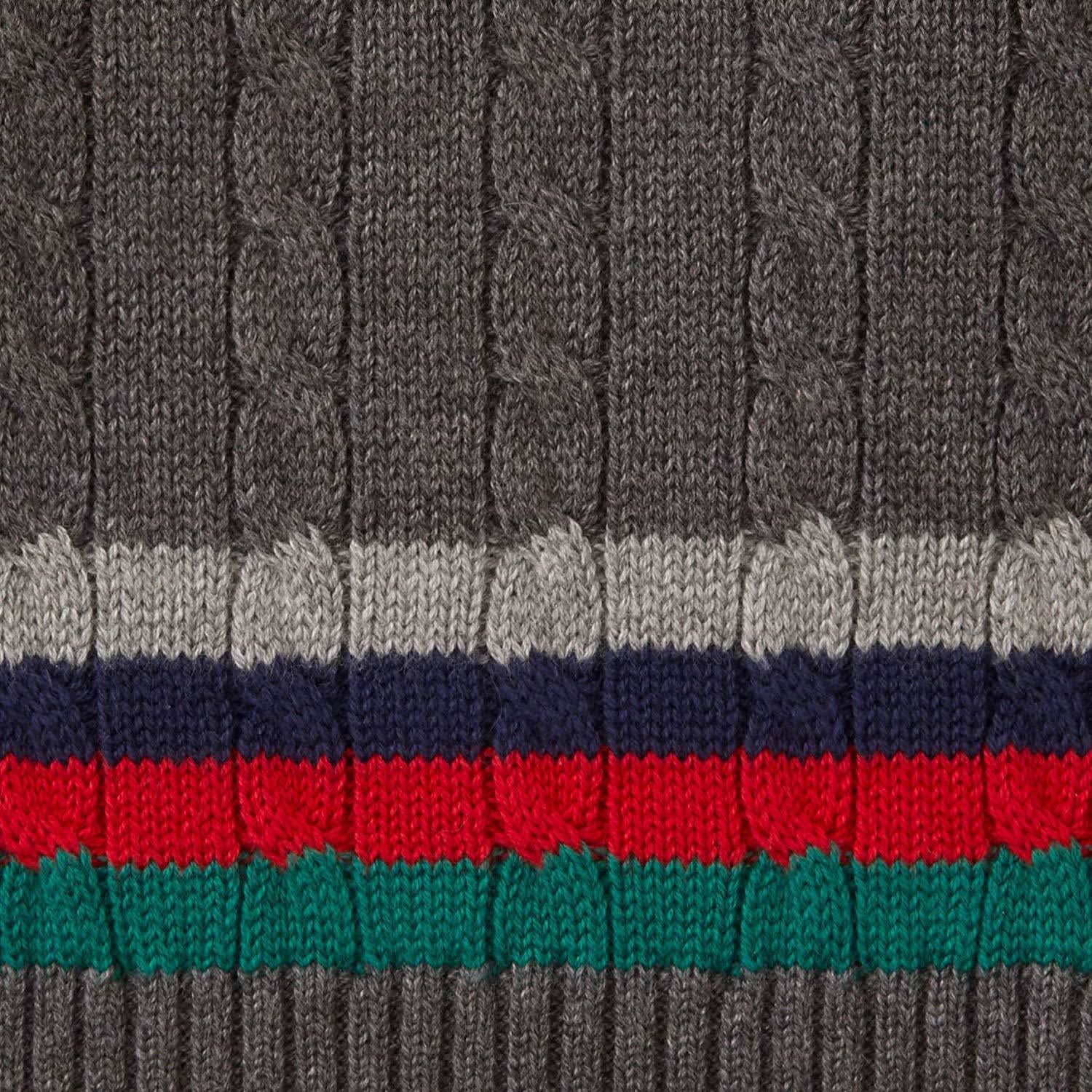 V-neck Cable Sweater - Baby