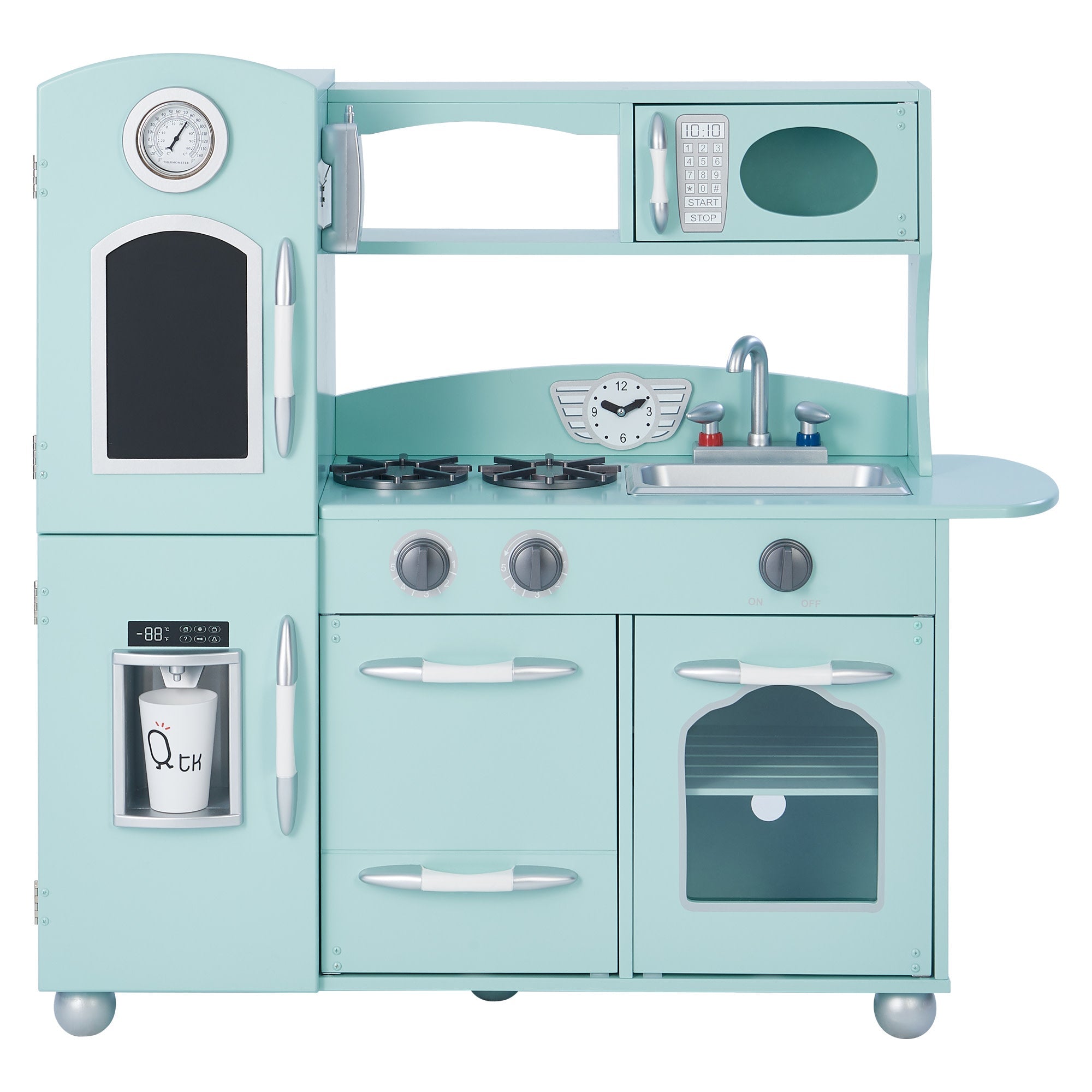 Little Chef Westchester Retro Kids Kitchen Playset, Mint