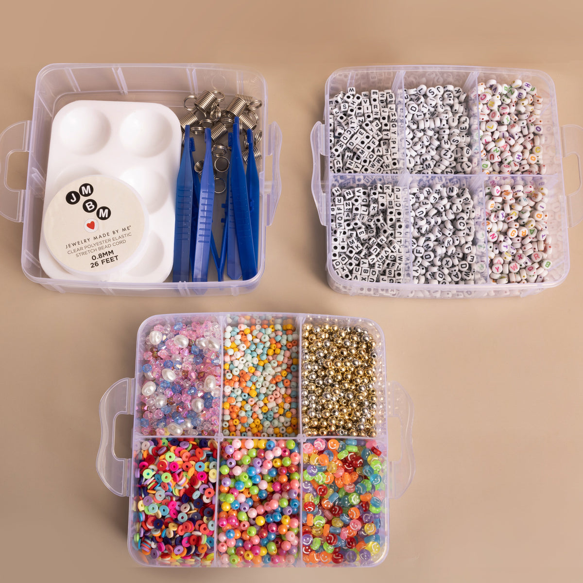 Diy Jewelry Letter Bead Party Kit, Over 5700 Pieces