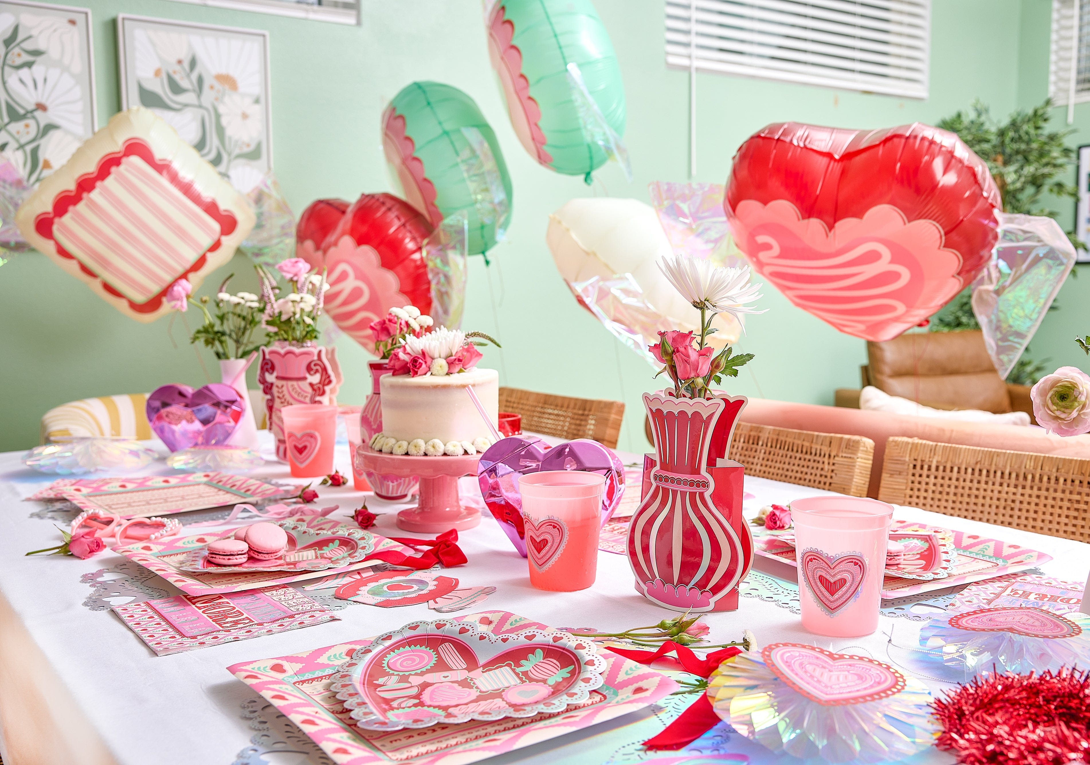 Candy Heart Balloons (6 Ct)