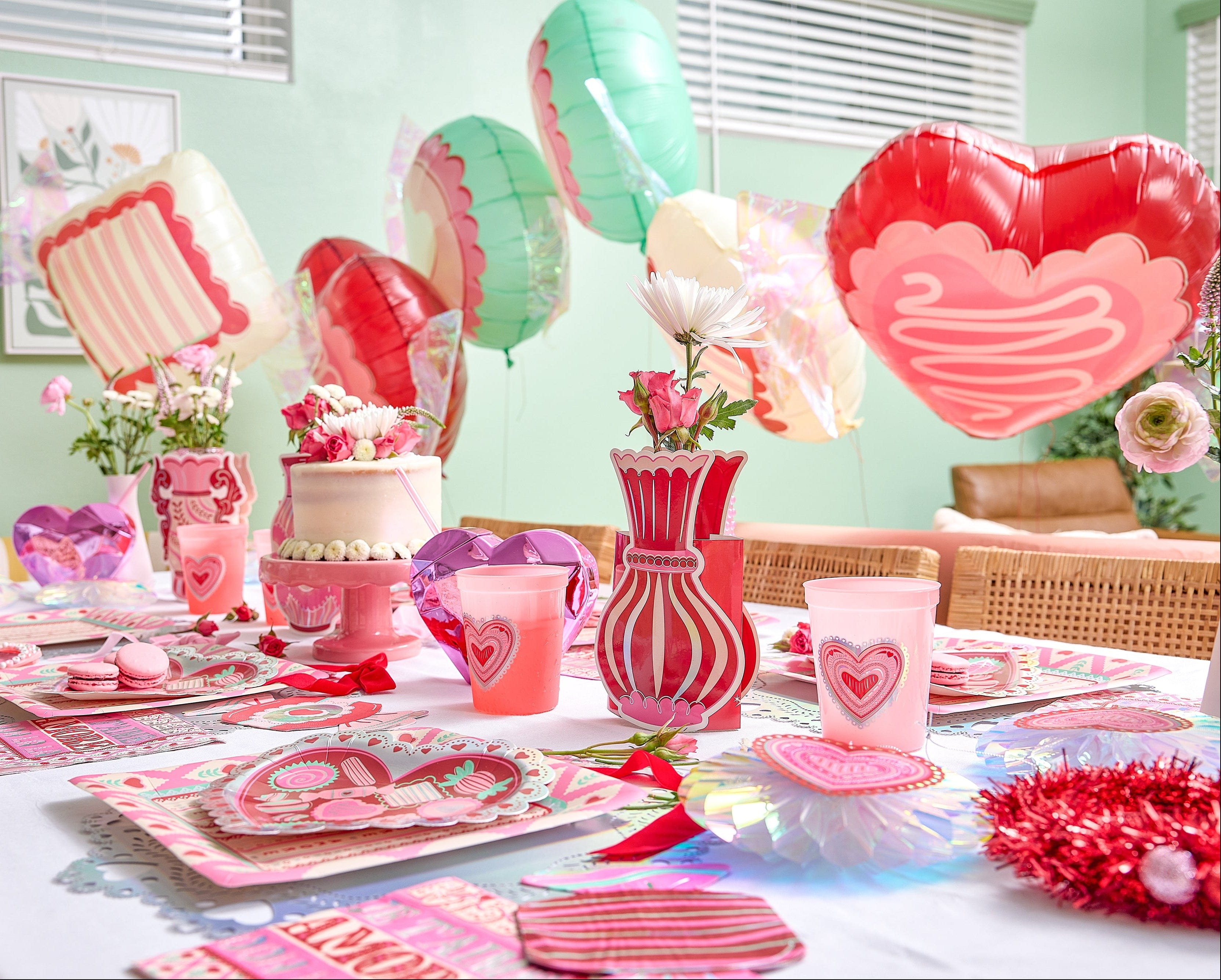 Candy Heart Balloons (6 Ct)