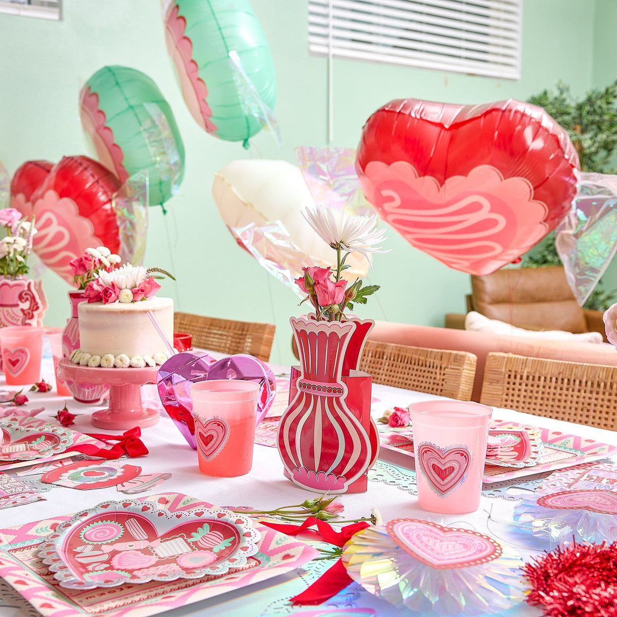 Candy Heart Balloons (6 Ct)