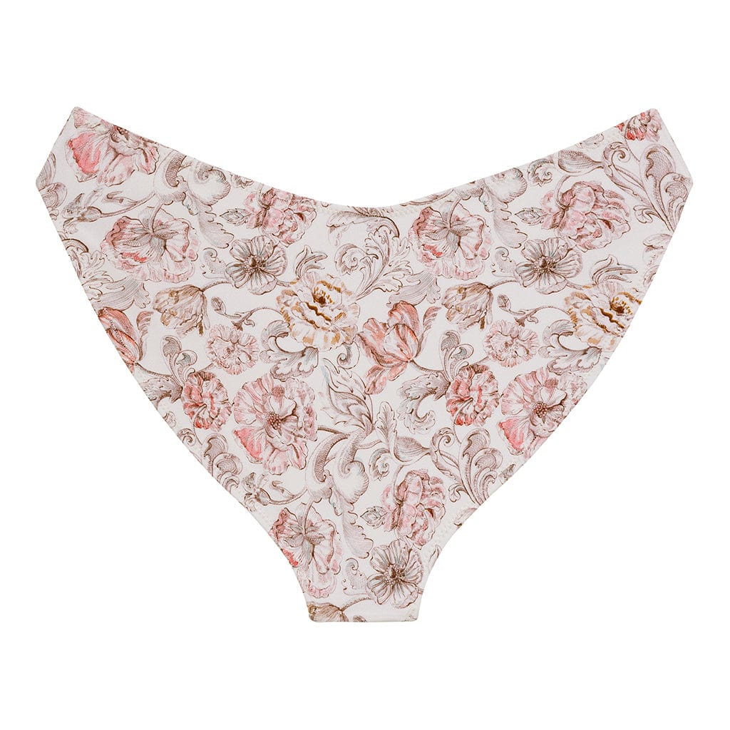 Venecia Floral Added Coverage Lulu (zig-zag Stitch) Bikini Bottom