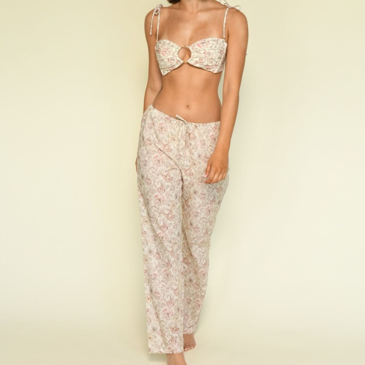 Venecia Floral Drawstring Pant