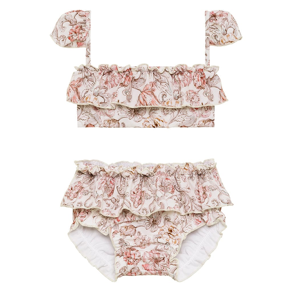 Venecia Floral Mini Cabana Bikini Set