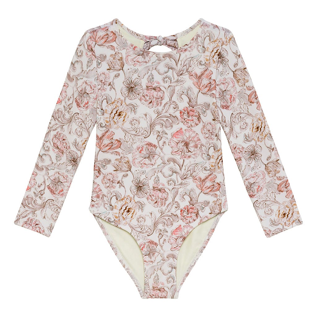 Venecia Floral Mini Long Sleeve One-piece