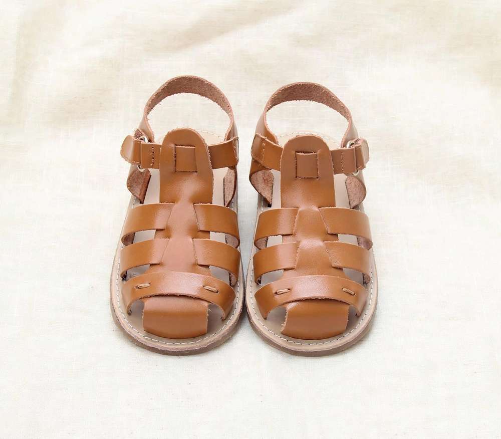 Kids' Italian Leather Sandals | Wide Toe Box & Flexible Sole For Toddlers| Venetian
