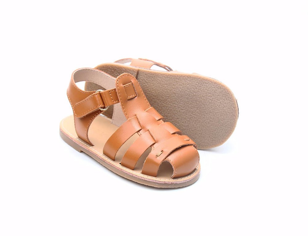 Kids' Italian Leather Sandals | Wide Toe Box & Flexible Sole For Toddlers| Venetian