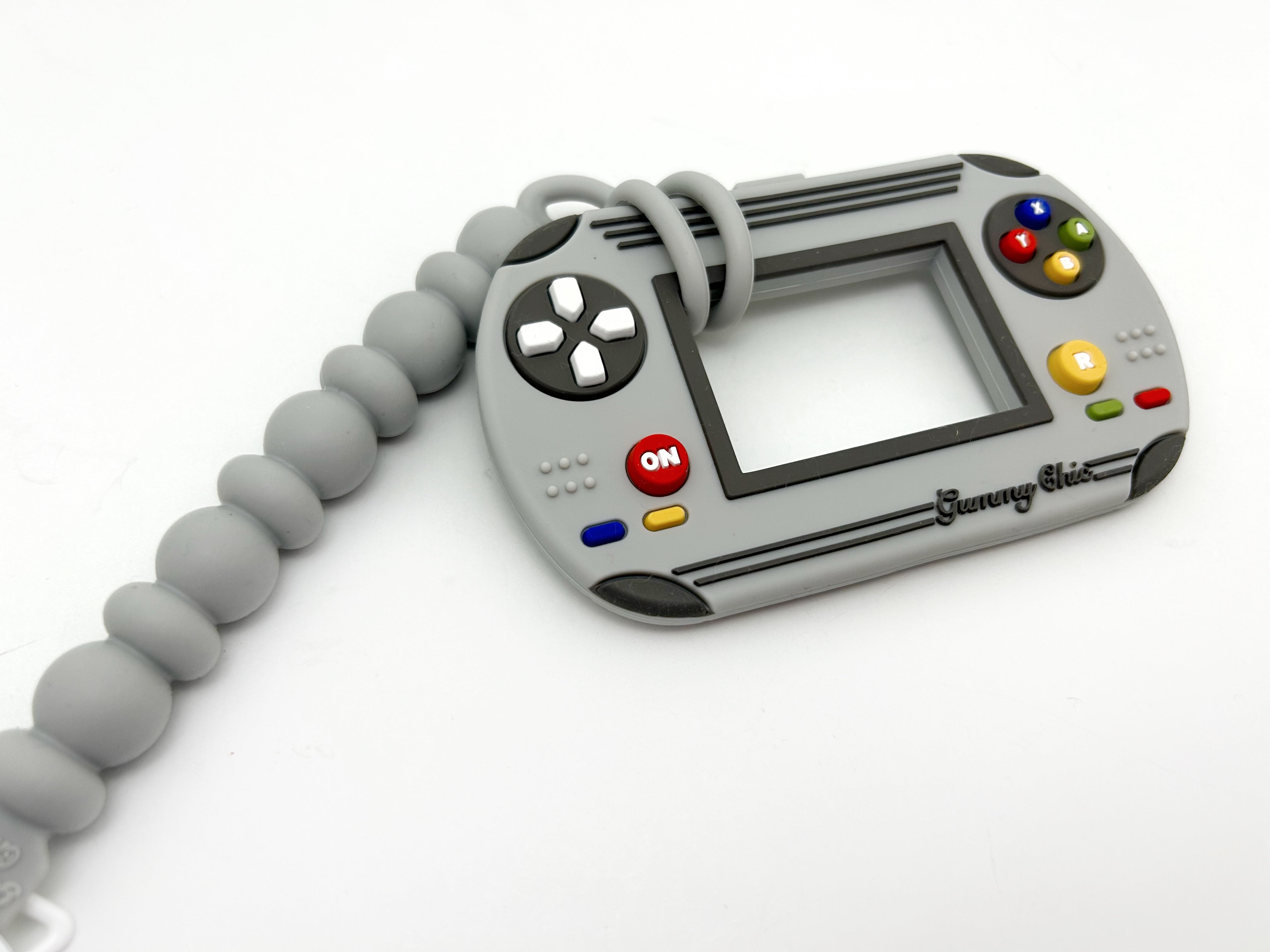 Handheld Video Game Silicone Teether: Nostalgic & Safe Choice