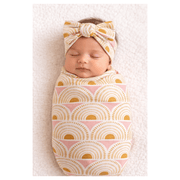 Bamboo Stretch Swaddle - Vintage Sunshine