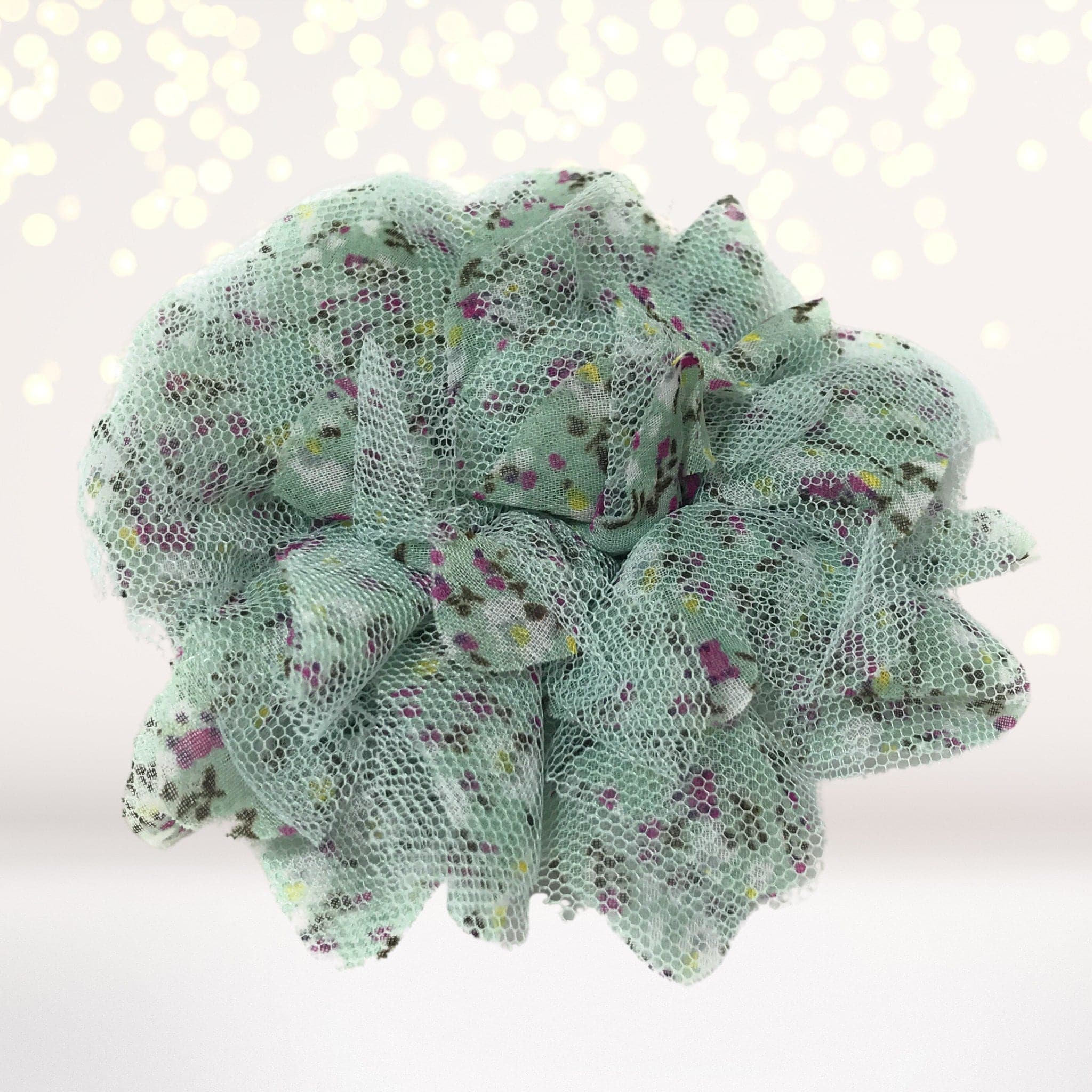 Vintage Tulle Hair Flower Clips