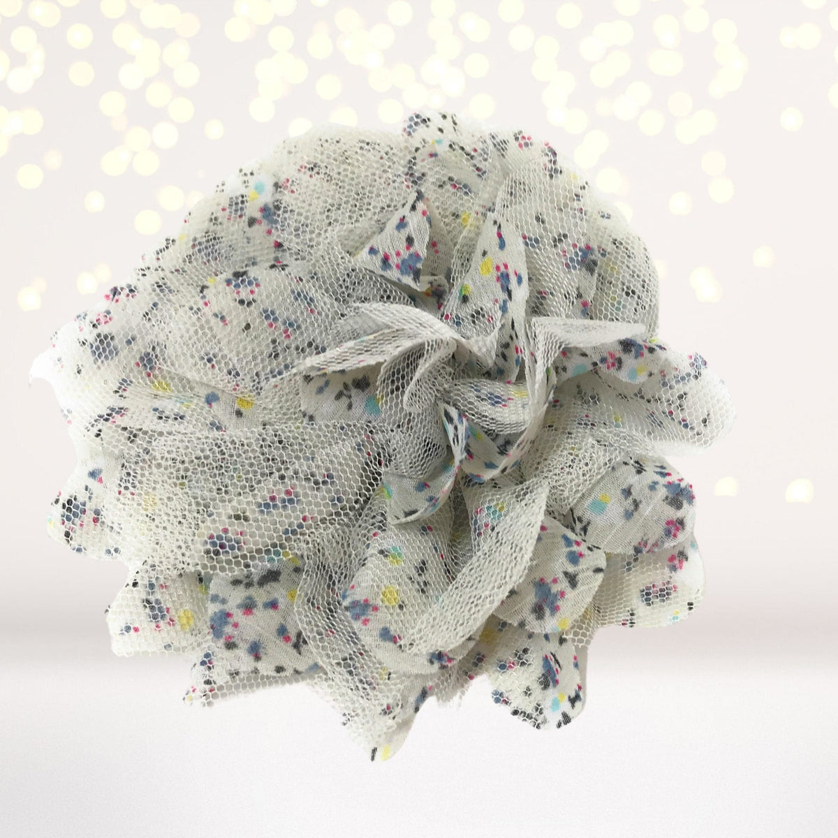 Vintage Tulle Hair Flower Clips