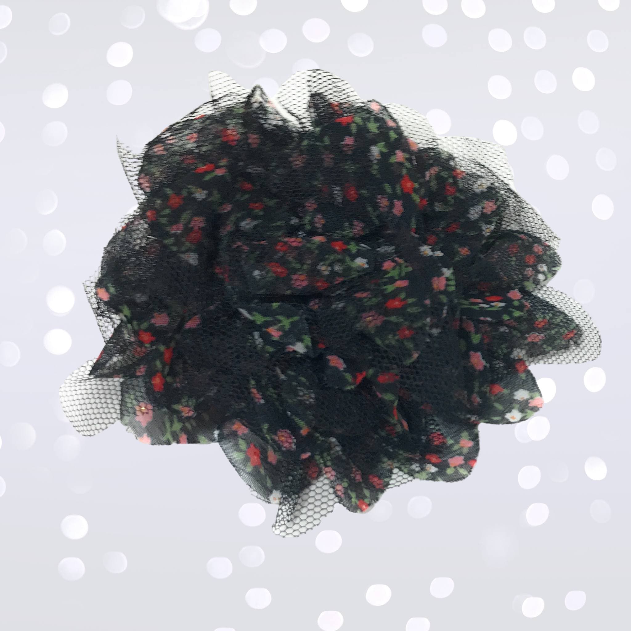 Vintage Tulle Hair Flower Clips