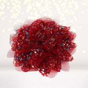 Vintage Tulle Hair Flower Clips
