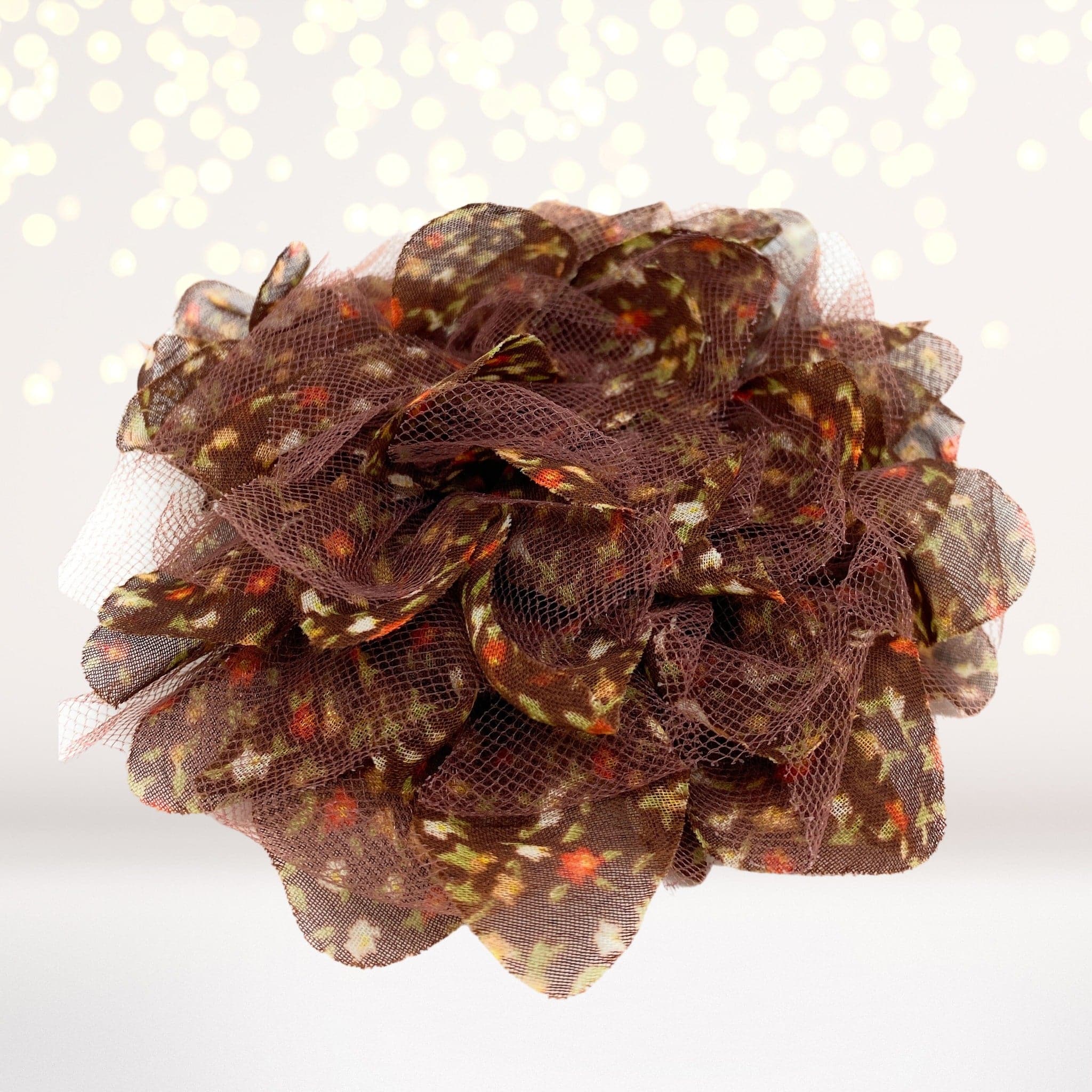 Vintage Tulle Hair Flower Clips
