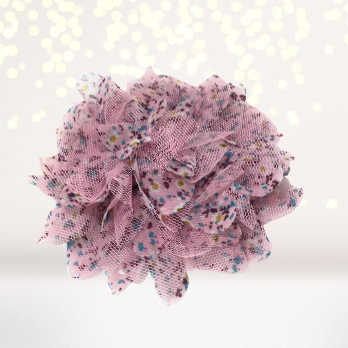 Vintage Tulle Hair Flower Clips