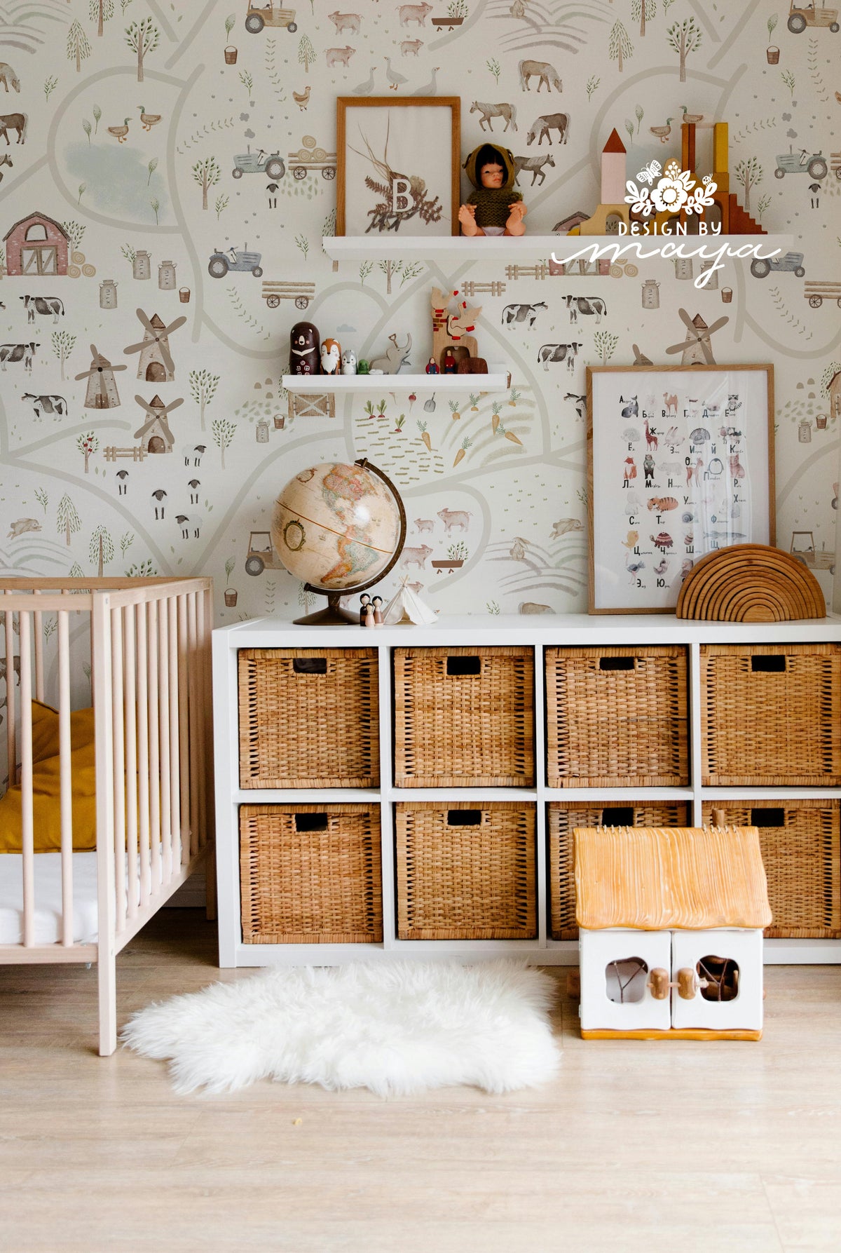 Vintagefarm Wallpaper - Nursery Wall Decor Wallpapers