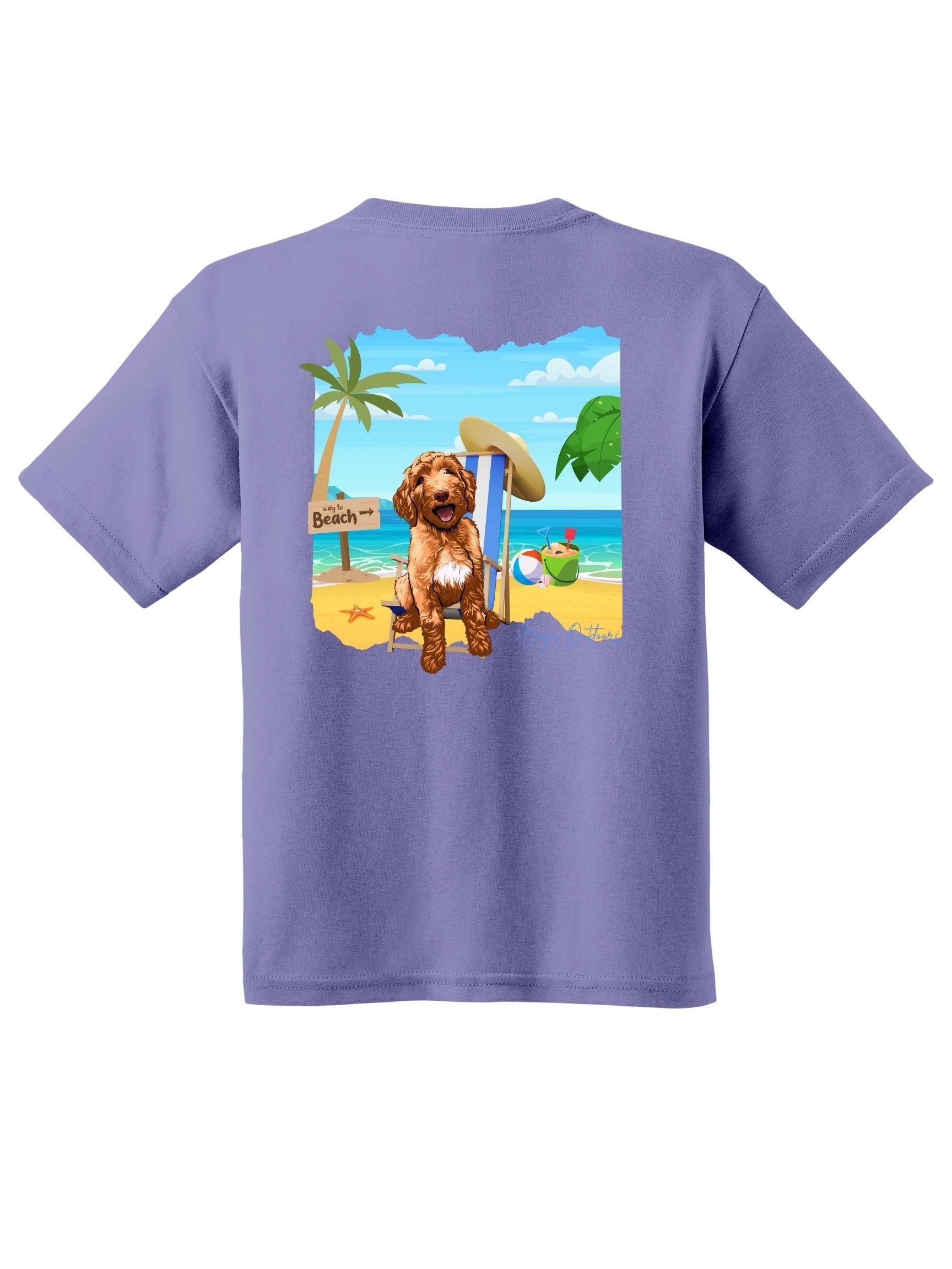 3boys Outdoors Beach Doodle