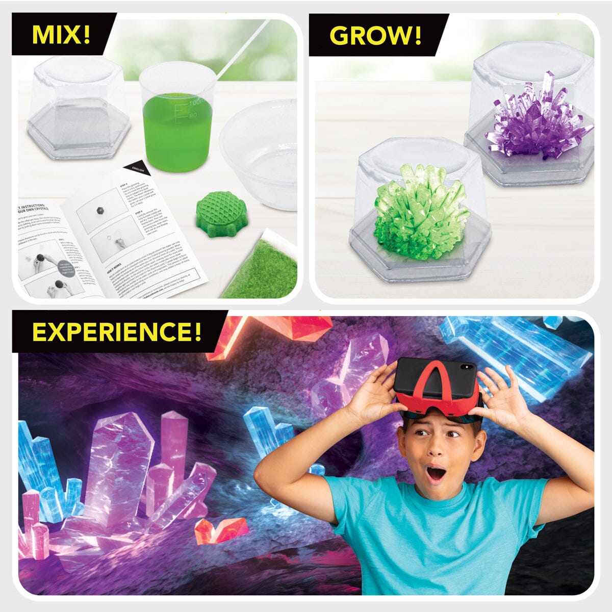 Virtual Reality Crystal Growing Kit - Crystal Lab Vr