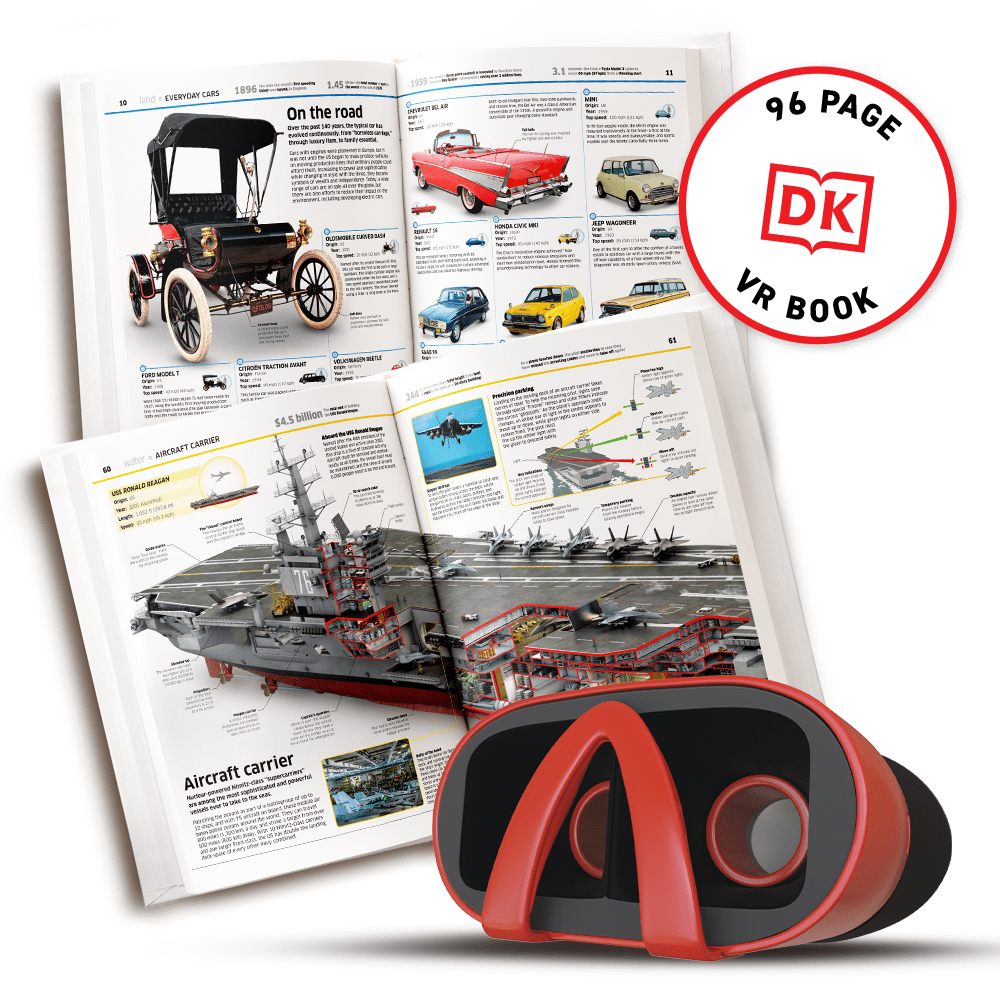 Virtual Reality Discovery Gift Set W/ Dk Book - Transport!