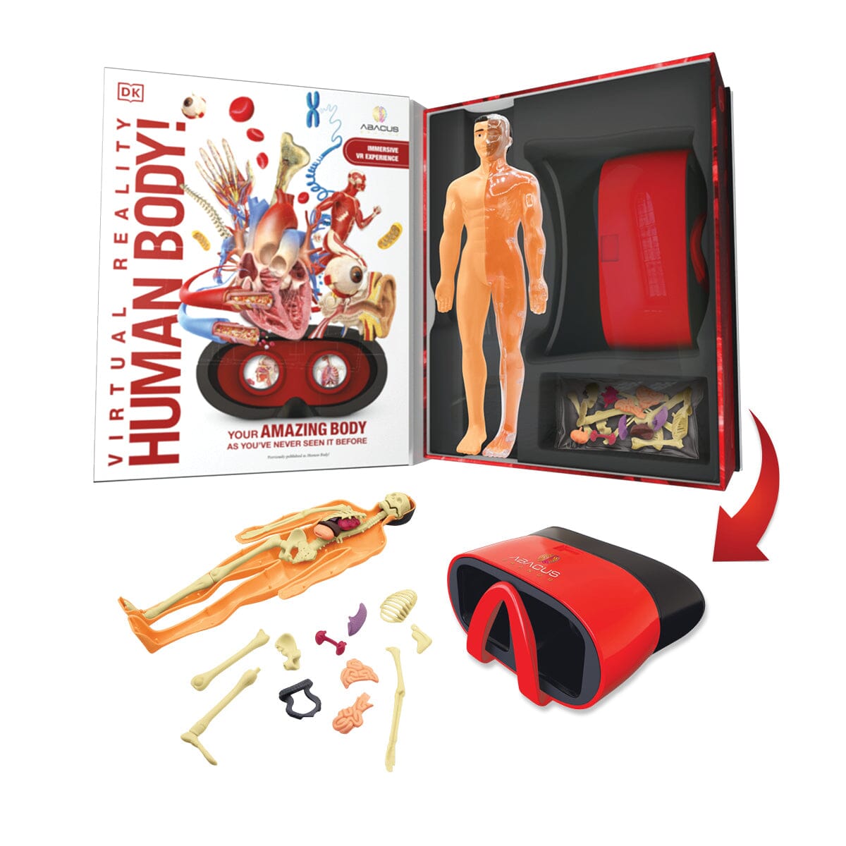 Virtual Reality Human Body Discovery Gift Set W/ Dk Book