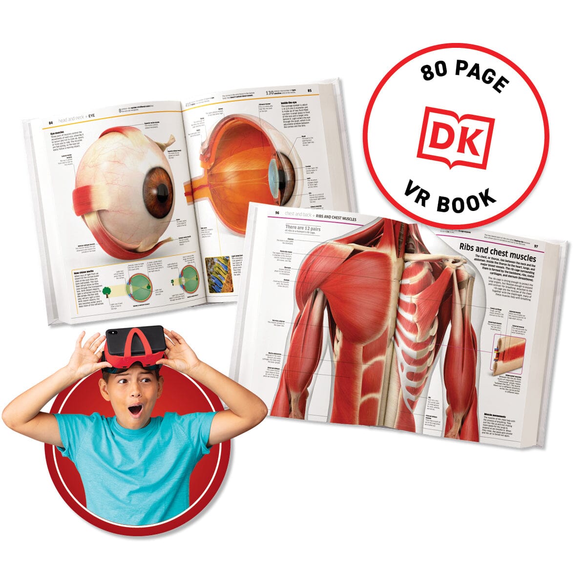 Virtual Reality Human Body Discovery Gift Set W/ Dk Book