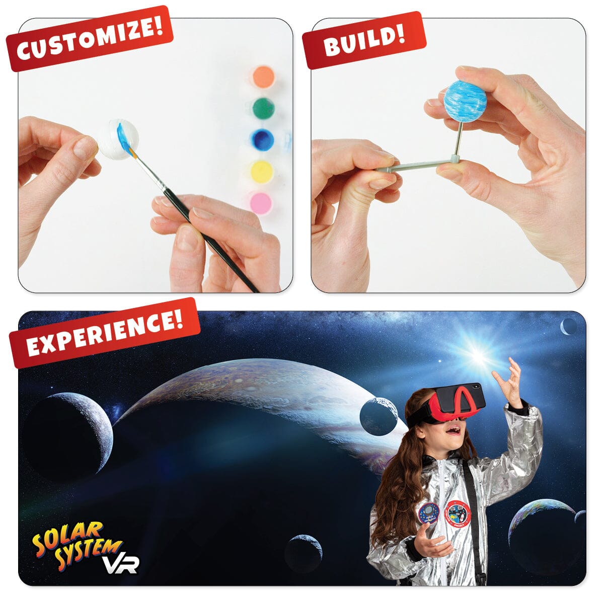 Virtual Reality Space Exploration Kit - Solar System Vr