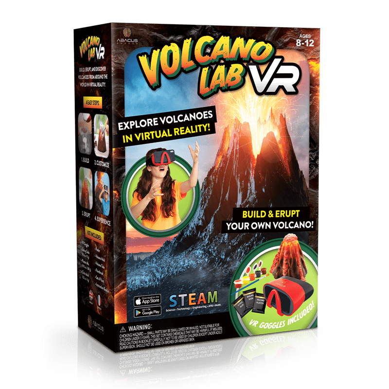 Virtual Reality Volcano Exploration Kit - Volcano Lab Vr