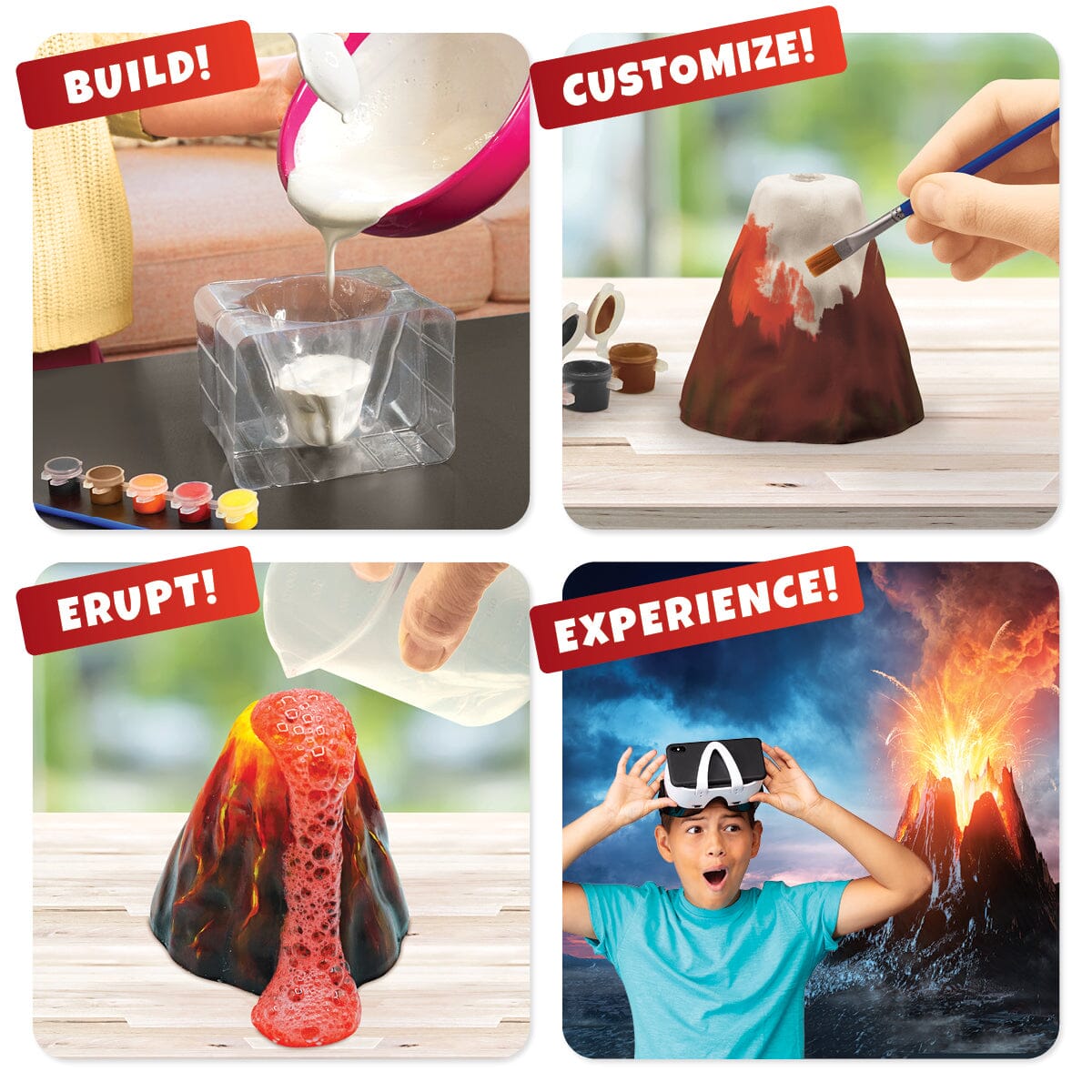 Virtual Reality Volcano Exploration Kit - Volcano Lab Vr
