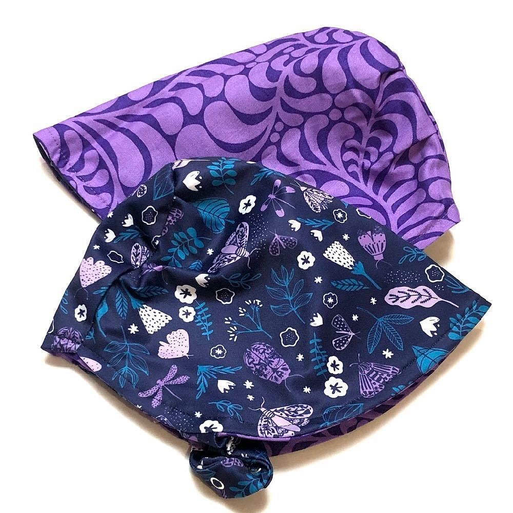 Water Play Bonnet In Vivacious Violets