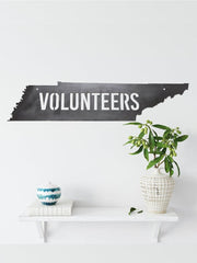 Volunteers Tennessee Metal Sign
